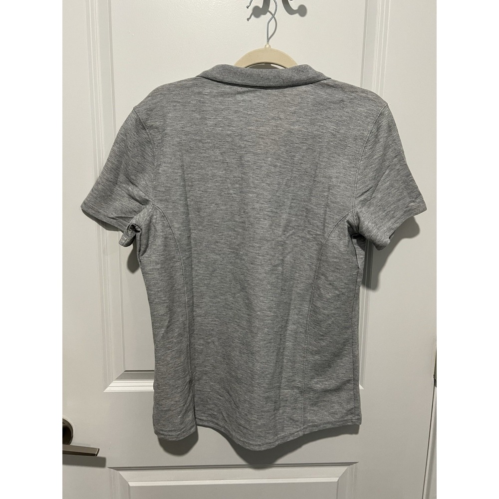 Carhartt Loose Fit Midweight Short-Sleeve Pocket Polo Womens Medium NWT Gray - Picture 2 of 7